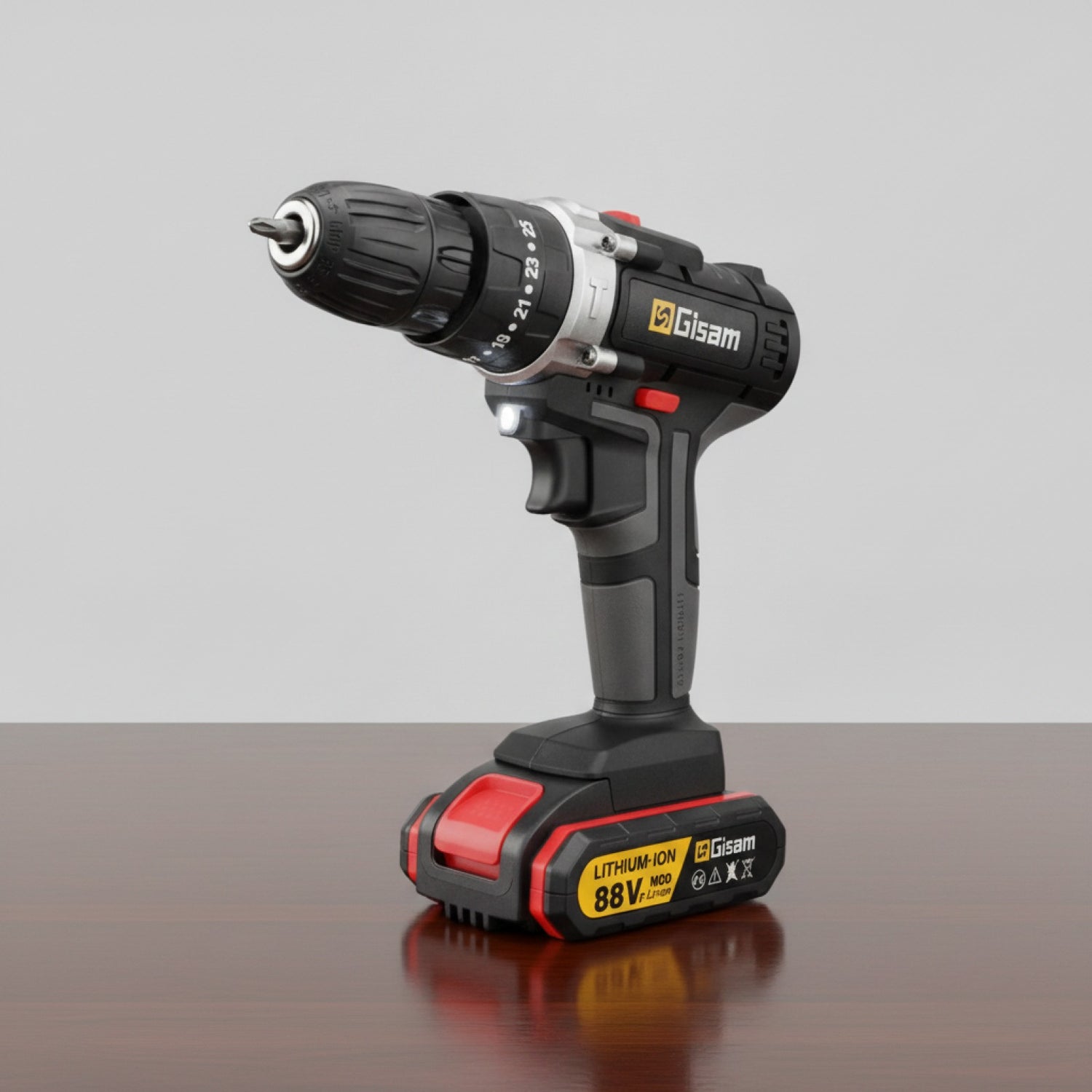 Perceuse Visseuse Sans Fil Gisam 21V - Puissante et Polyvalente pour le Bricolage