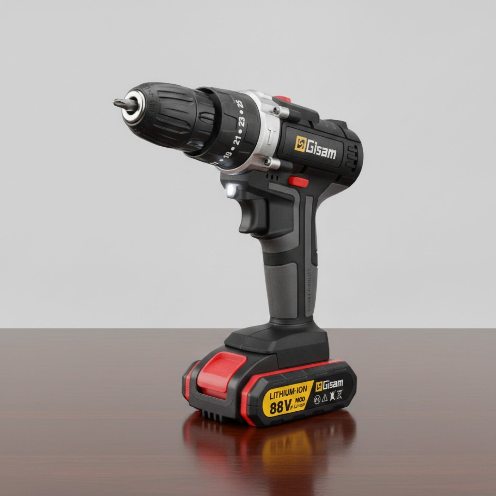 Perceuse Visseuse Sans Fil Gisam 21V - Puissante et Polyvalente pour le Bricolage