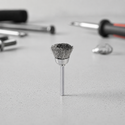 Ensemble Brosses Métalliques Polissage Rotatif