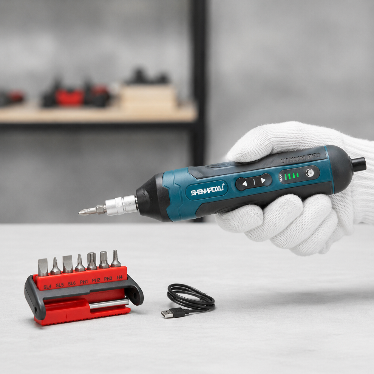Kit Perçage Sans Fil Rechargeable