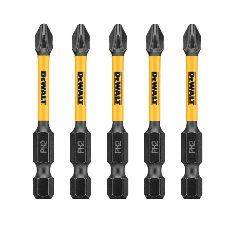 Set de Bits Magnétiques pour Perceuse Impact DEWALT PH2 avec Porte-embouts Pivotant