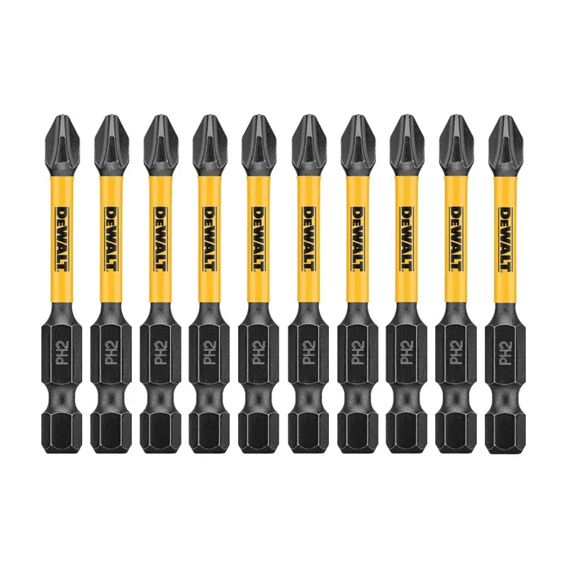 Set de Bits Magnétiques pour Perceuse Impact DEWALT PH2 avec Porte-embouts Pivotant