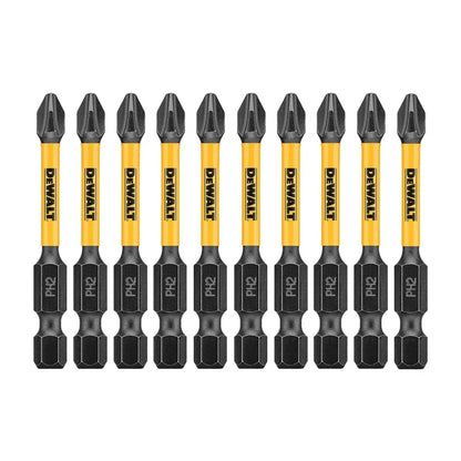 Set de Bits Magnétiques pour Perceuse Impact DEWALT PH2 avec Porte-embouts Pivotant