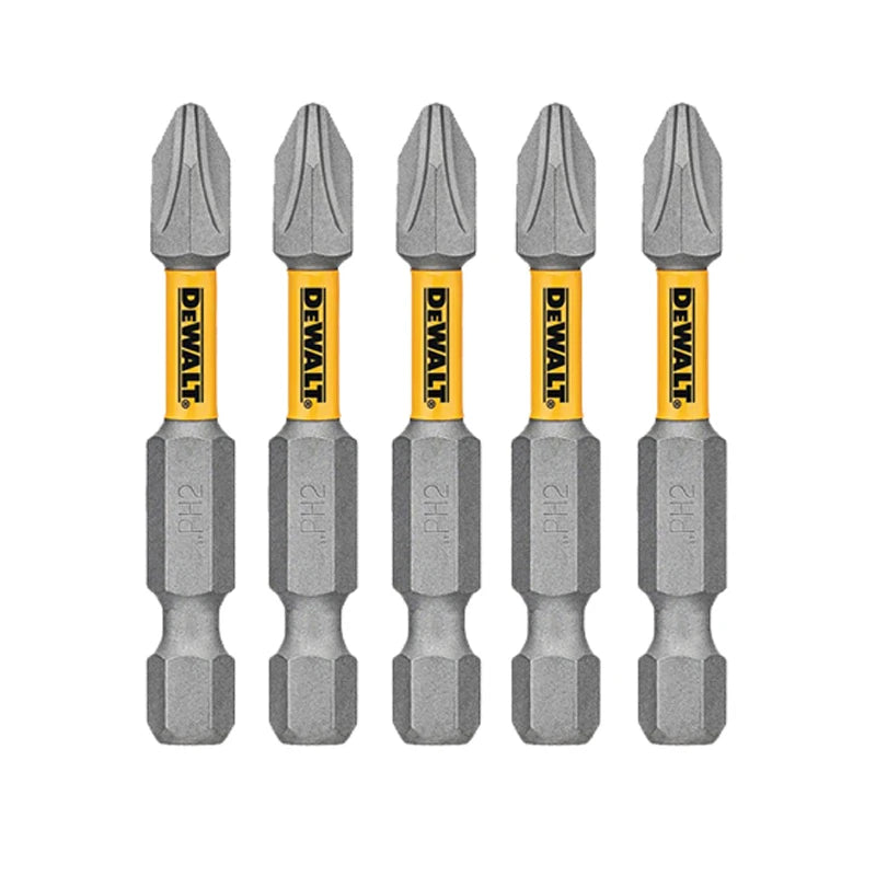 Set de Bits Magnétiques pour Perceuse Impact DEWALT PH2 avec Porte-embouts Pivotant
