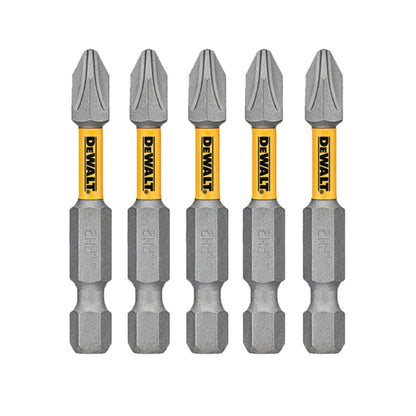 Set de Bits Magnétiques pour Perceuse Impact DEWALT PH2 avec Porte-embouts Pivotant