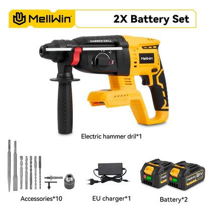 Perceuse à percussion sans fil 1680W Brushless MELLWIN 26MM