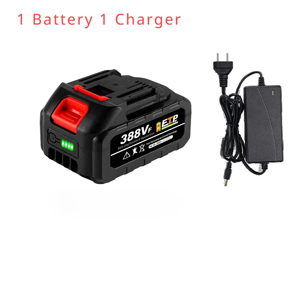 Batterie rechargeable puissante 15000mAh 388VF 18V