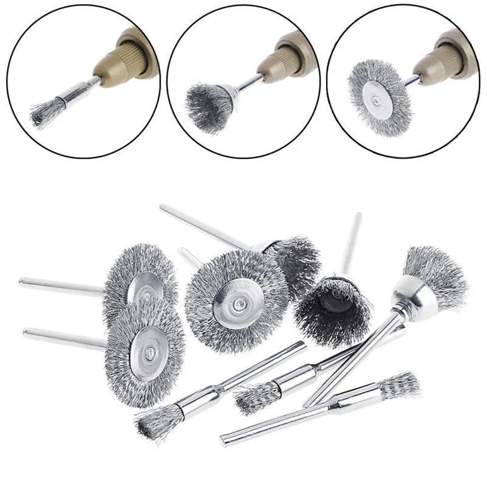 Ensemble Brosses Métalliques Perceuse