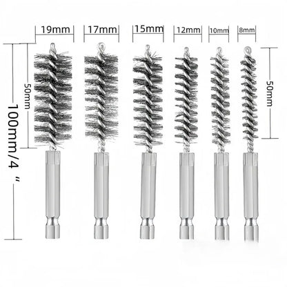 Set de Brosses en Acier Inoxydable Perçage Nettoyage Drill Turbo
