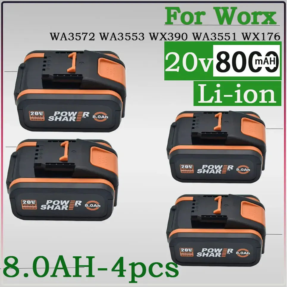 Batterie Lithium-ion 20V pour Perceuse sans fil (6000/8000mAh)