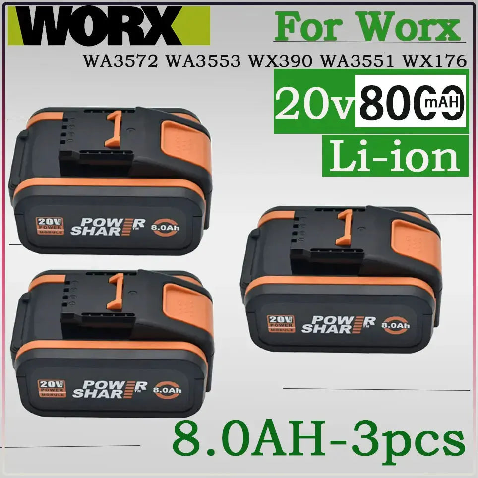 Batterie Lithium-ion 20V pour Perceuse sans fil (6000/8000mAh)