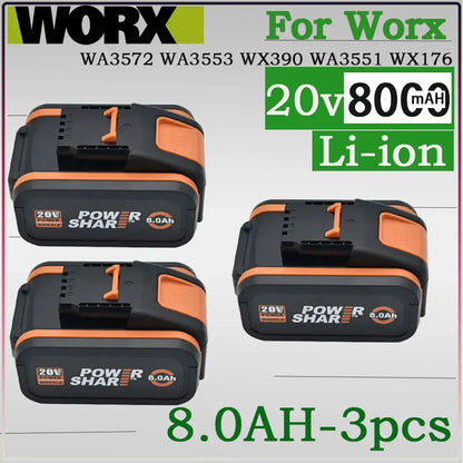 Batterie Lithium-ion 20V pour Perceuse sans fil (6000/8000mAh)