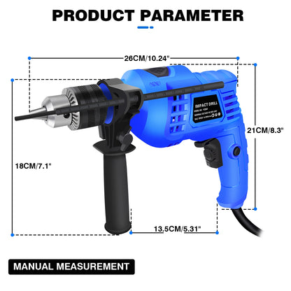 Kit Perceuse Marteau Électrique 850W