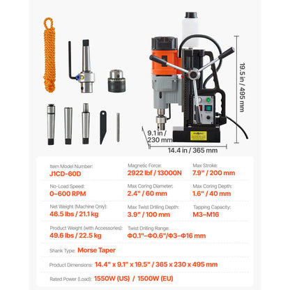 Perceuse Magnétique 1200W : Puissance et Précision