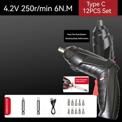 Kit Puissante Perceuse Visseuse sans Fil