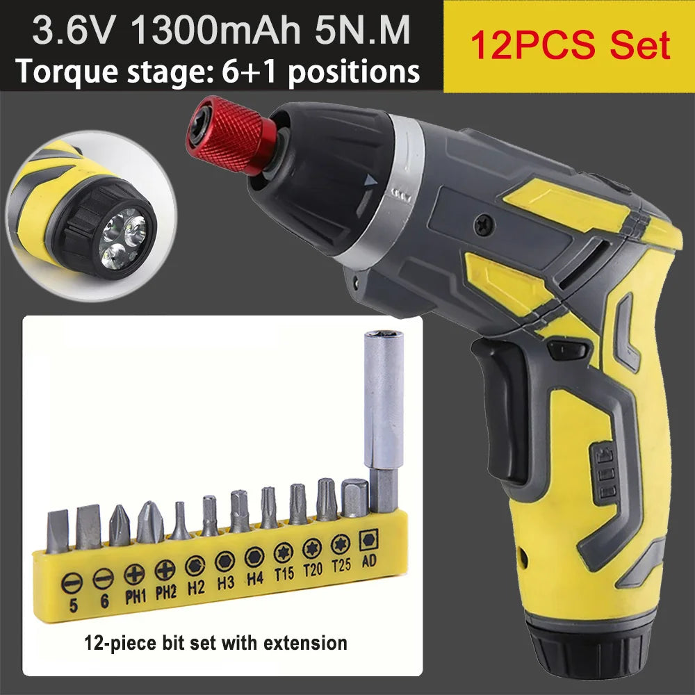 Kit Puissante Perceuse Visseuse sans Fil