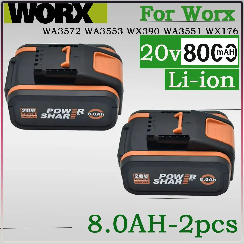 Batterie Lithium-ion 20V pour Perceuse sans fil (6000/8000mAh)