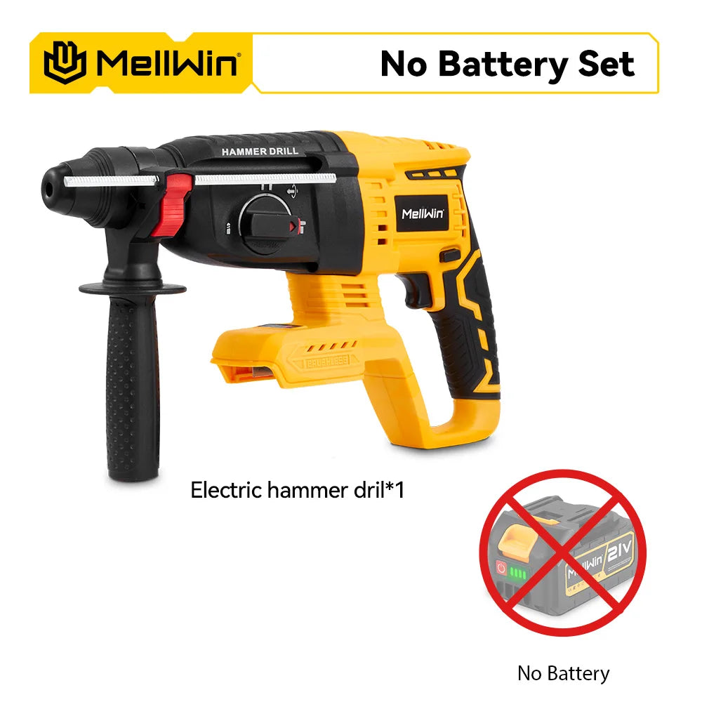 Perceuse à percussion sans fil 1680W Brushless MELLWIN 26MM