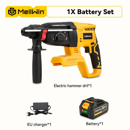 Perceuse à percussion sans fil 1680W Brushless MELLWIN 26MM