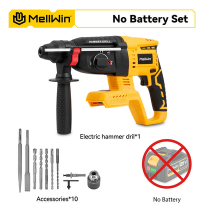 Perceuse à percussion sans fil 1680W Brushless MELLWIN 26MM