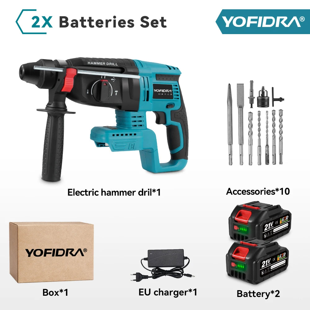 Marteau perforateur sans fil 26mm impulsion multifonction Makita