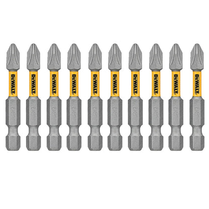 Set de Bits Magnétiques pour Perceuse Impact DEWALT PH2 avec Porte-embouts Pivotant
