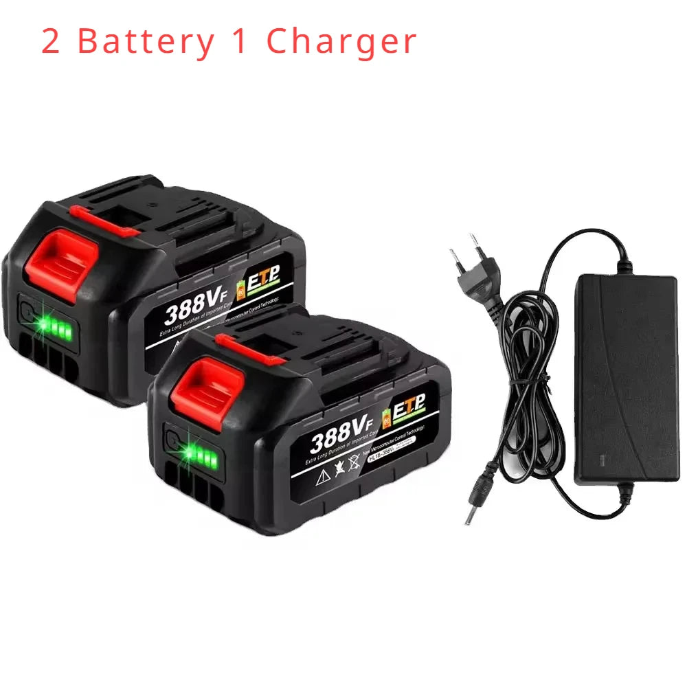 Batterie rechargeable puissante 15000mAh 388VF 18V
