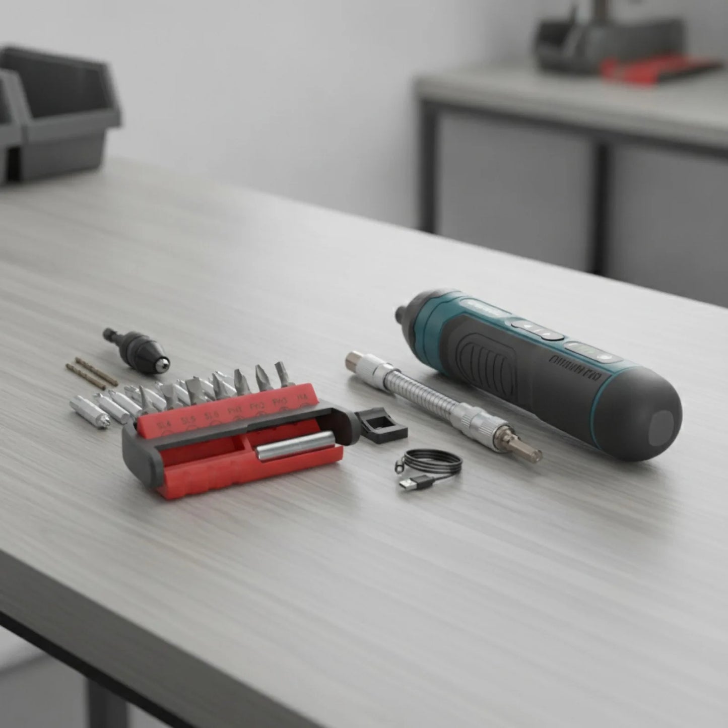 Kit Perçage Sans Fil Rechargeable