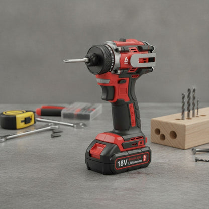 Perceuse sans fil CHIGO 18V Brushless 80Nm avec batterie Li-ion