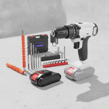 Perceuse sans fil 21V avec batterie Lithium-Ion et accessoires