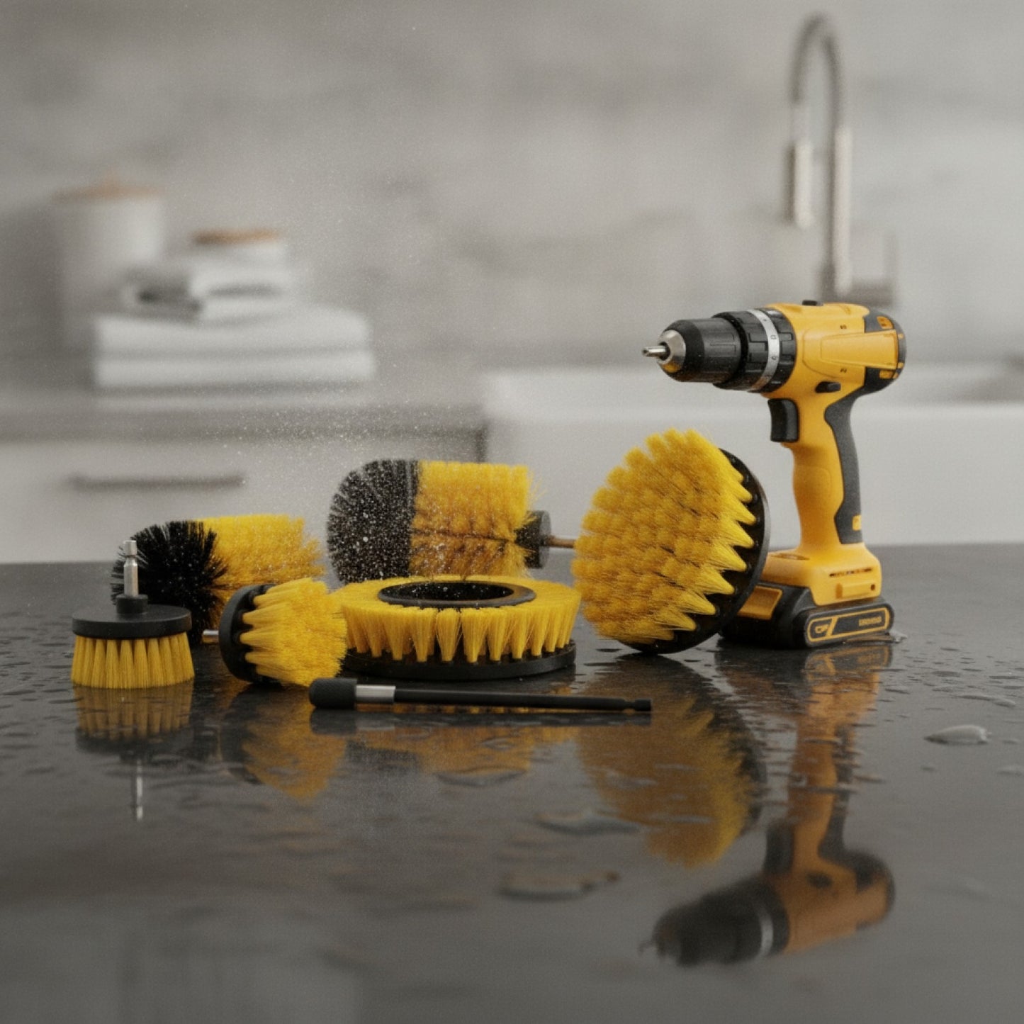 Ensemble de Brosses de Nettoyage pour Perceuse