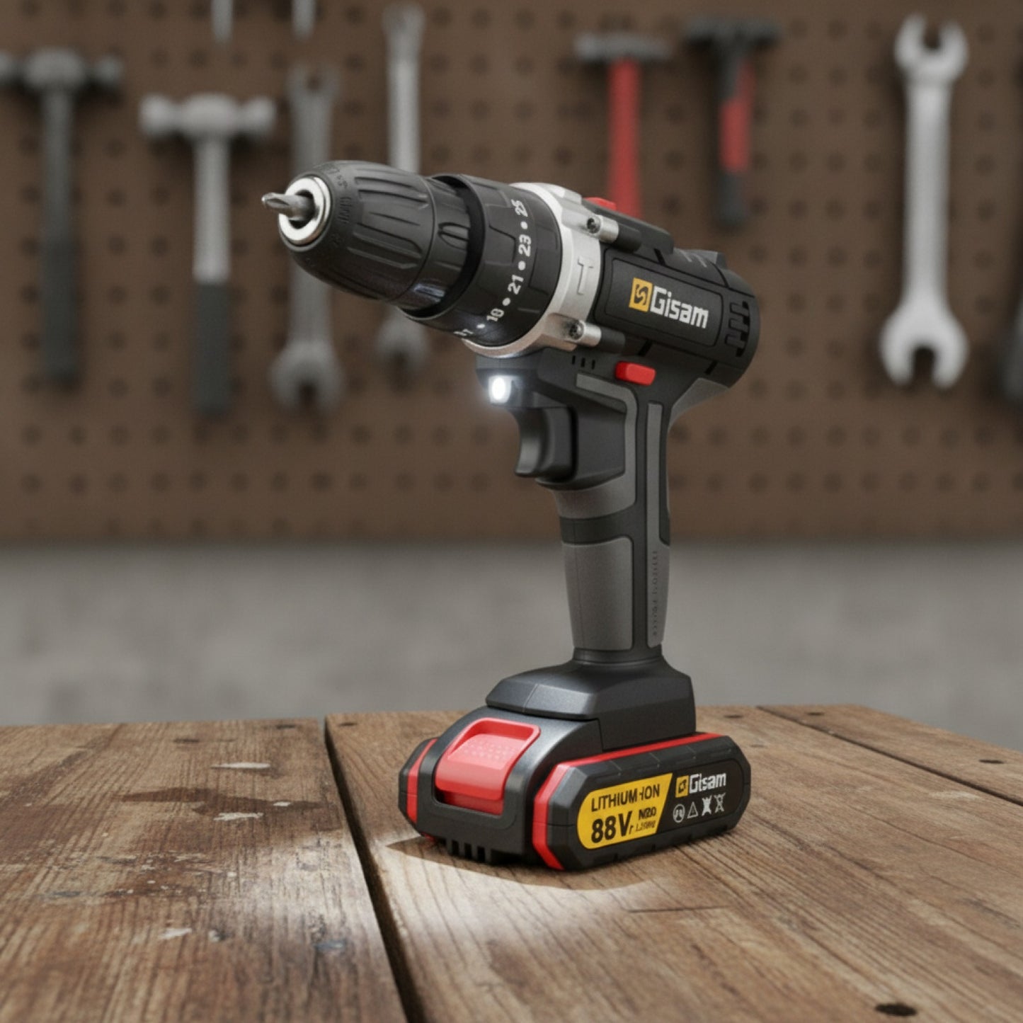 Perceuse Visseuse Sans Fil Gisam 21V - Puissante et Polyvalente pour le Bricolage