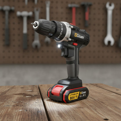 Perceuse Visseuse Sans Fil Gisam 21V - Puissante et Polyvalente pour le Bricolage