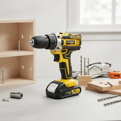Tournevis Électrique sans Fil Lithium : Perceuse Polyvalente pour Bricolage à Domicile