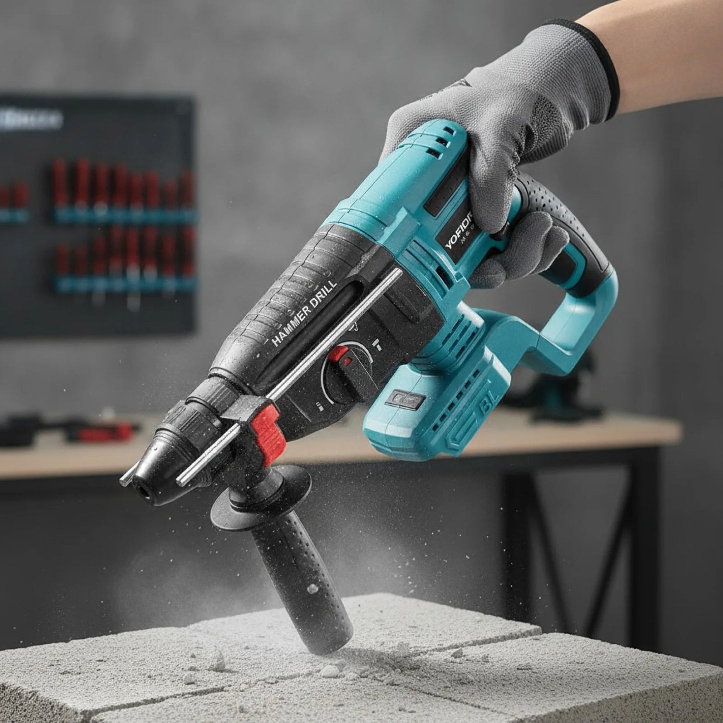 Marteau perforateur sans fil 26mm impulsion multifonction Makita