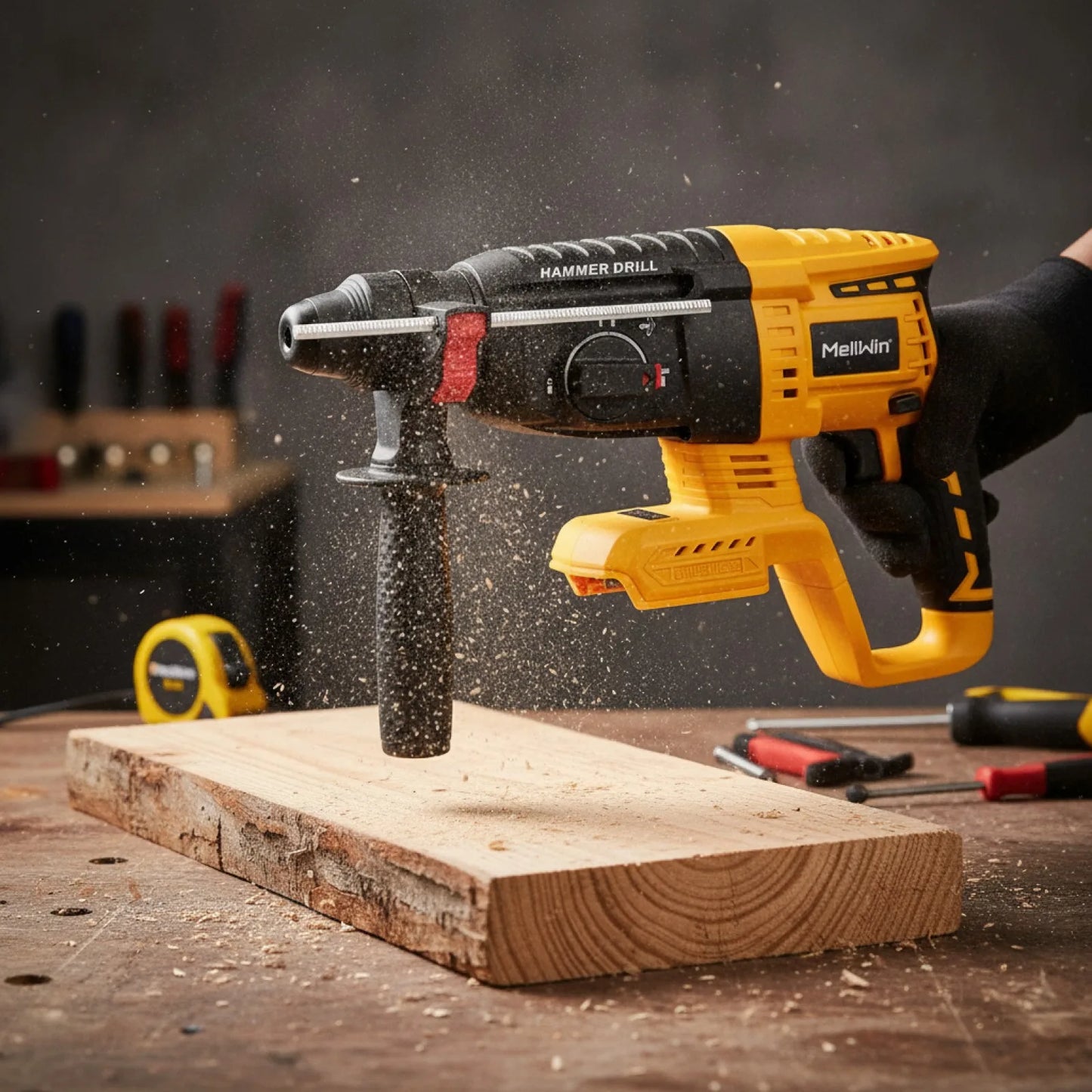 Perceuse à percussion sans fil 1680W Brushless MELLWIN 26MM