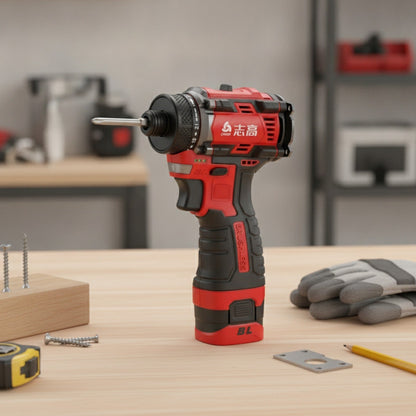 Perceuse sans fil CHIGO 18V Brushless 80Nm avec batterie Li-ion