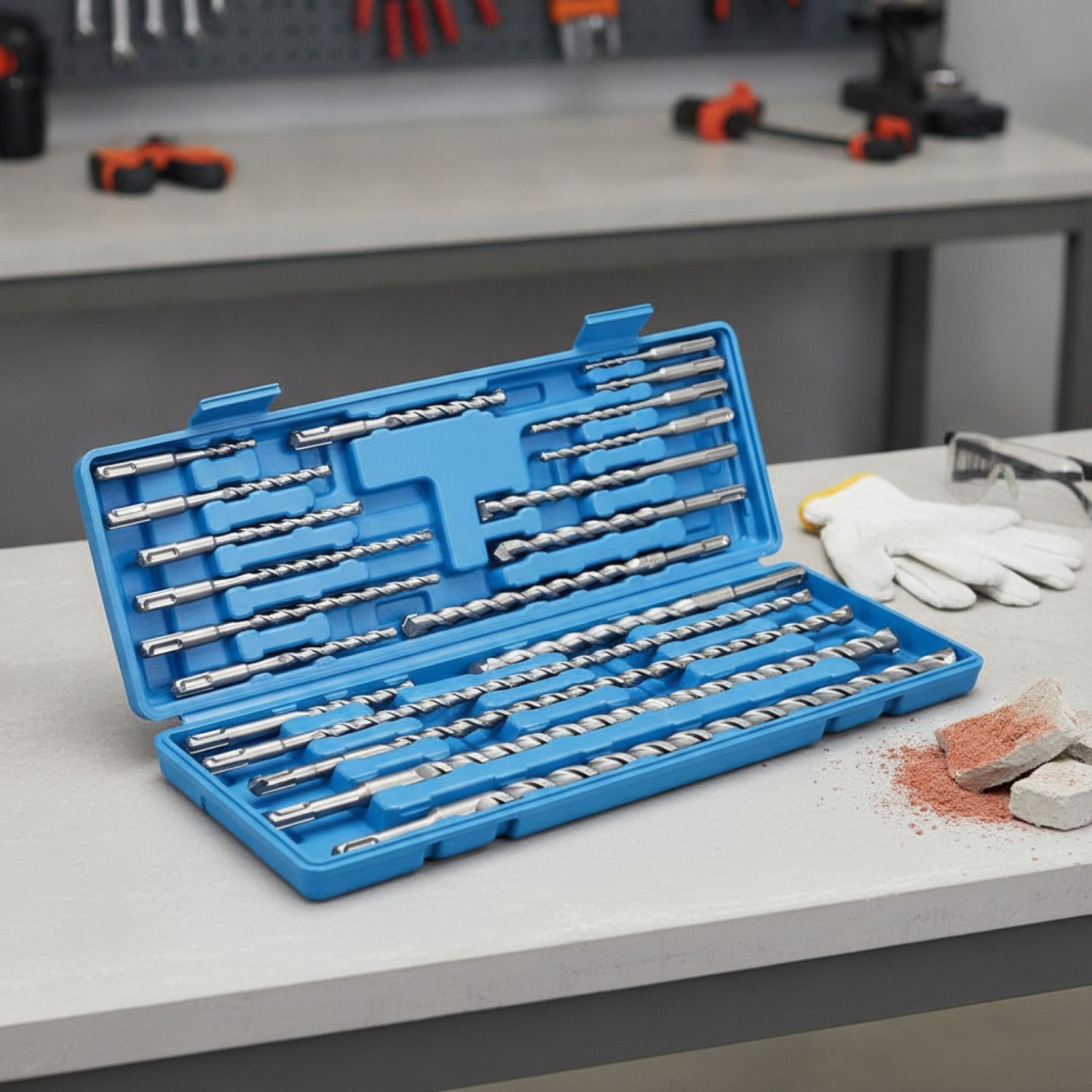 Coffret Forets Perceuse Masonry 5-20mm