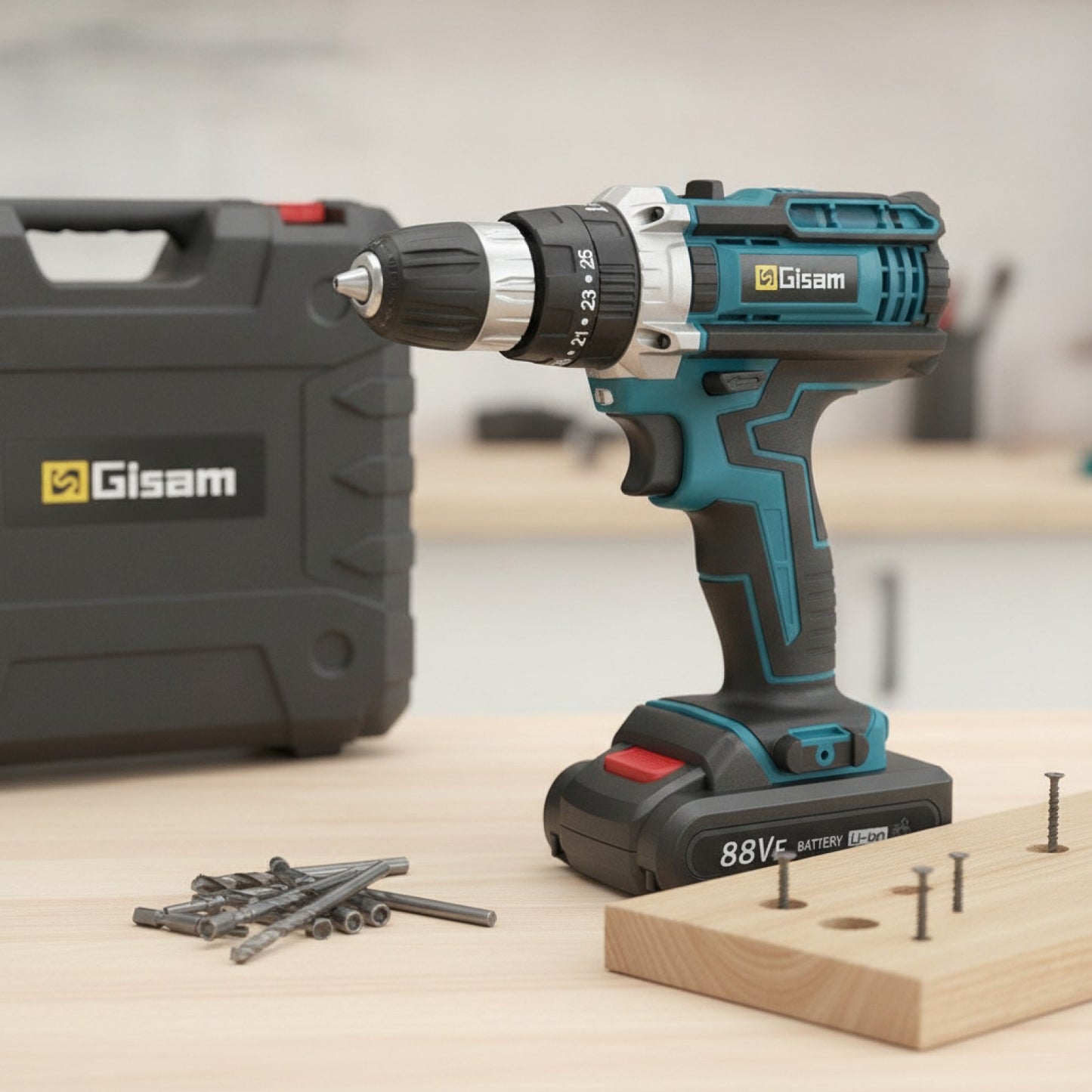 Perceuse Visseuse sans Fil à Percussion 21V – 28 Nm, DIY