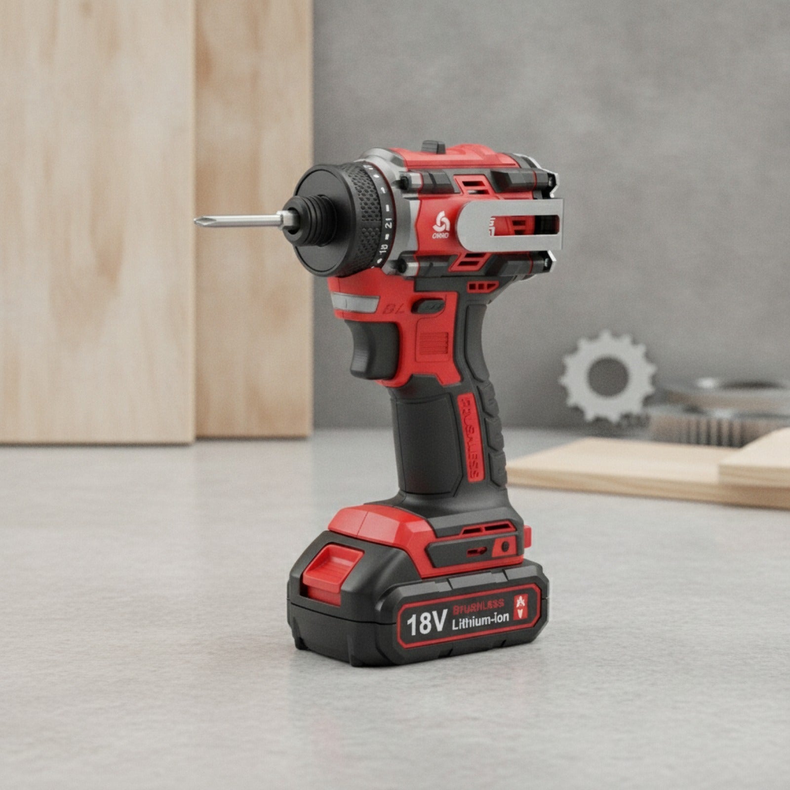 Perceuse sans fil CHIGO 18V Brushless 80Nm avec batterie Li-ion