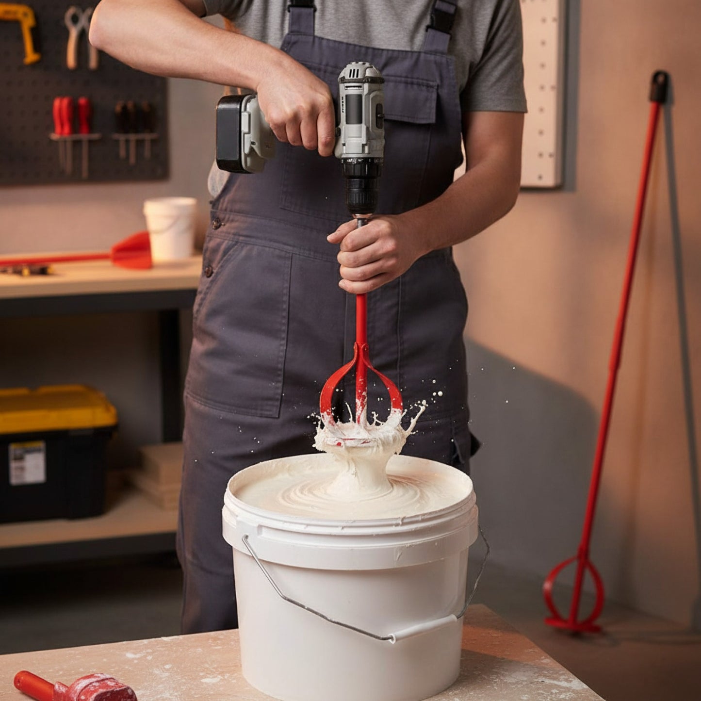 Mixeur Peinture Liquide Mélange Putty