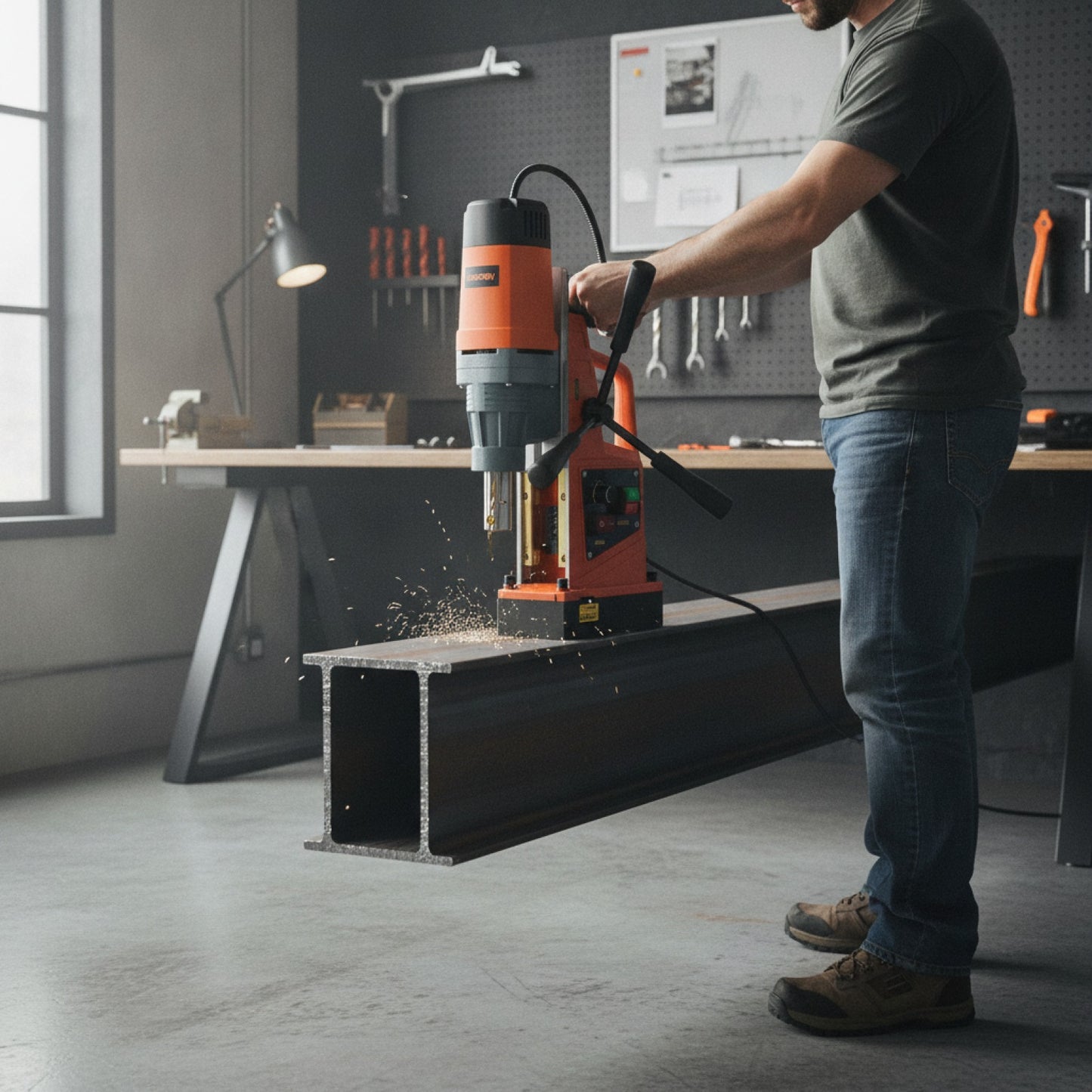 Perceuse Magnétique Puissante 1300W/1550W - Polyvalente
