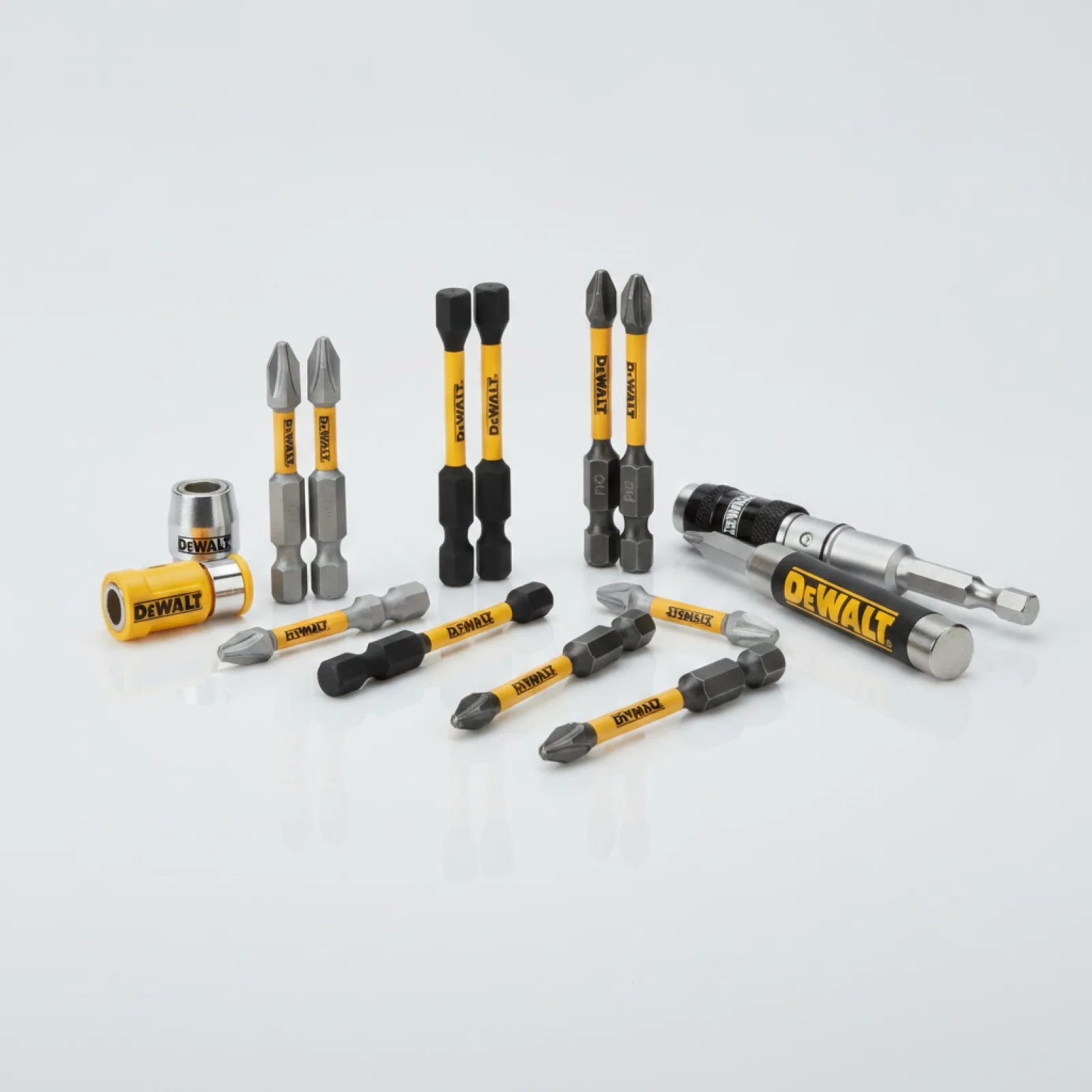 Set de Bits Magnétiques pour Perceuse Impact DEWALT PH2 avec Porte-embouts Pivotant
