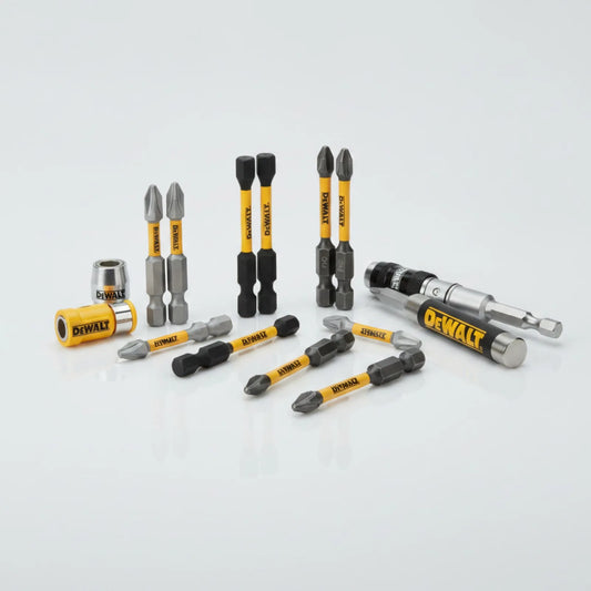 Set de Bits Magnétiques pour Perceuse Impact DEWALT PH2 avec Porte-embouts Pivotant