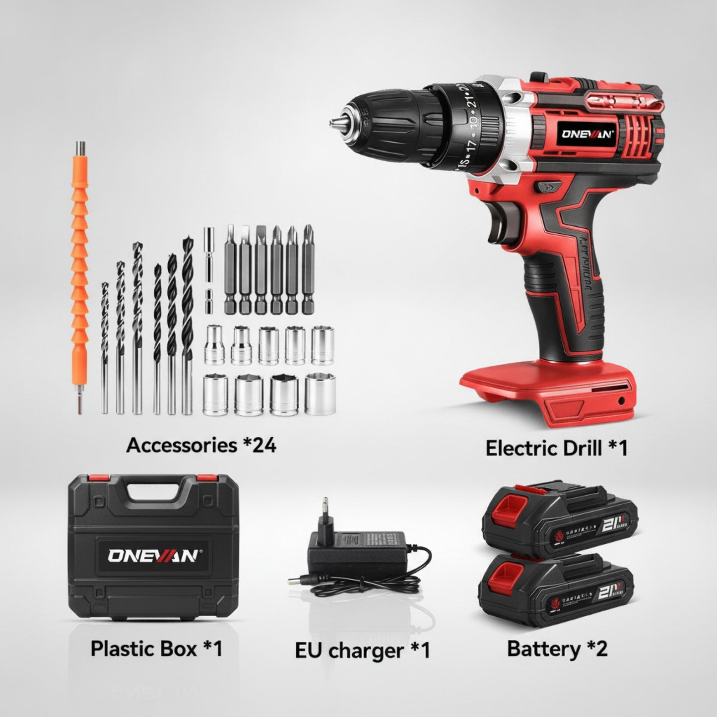 Perceuse sans fil multifonction 25+3V DynamicBoost