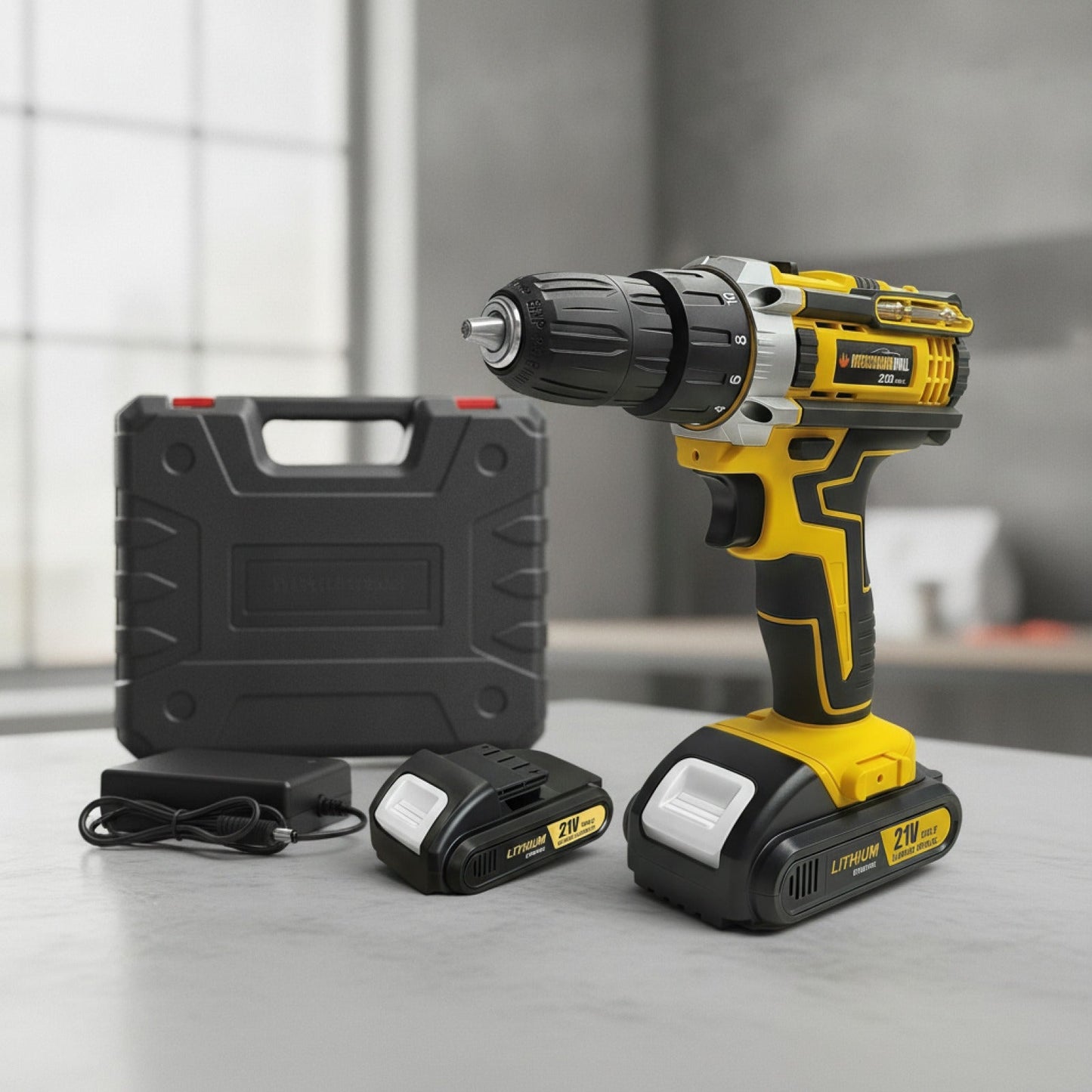 Tournevis Électrique sans Fil Lithium : Perceuse Polyvalente pour Bricolage à Domicile